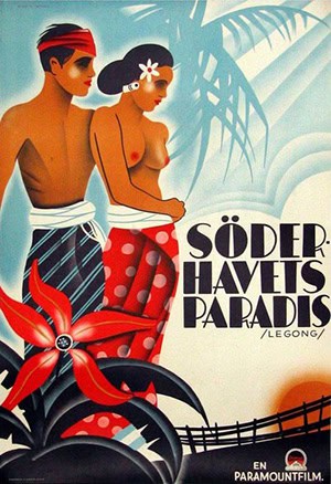 Soder Havets Paradis. Dance of the Virgins (1935). Swedish movie poster.