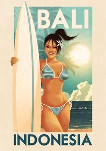 A Bali Tourist Poster