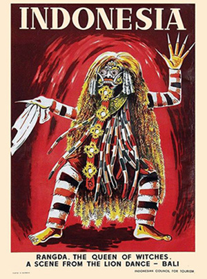 Bali Rangda Dance Poster.