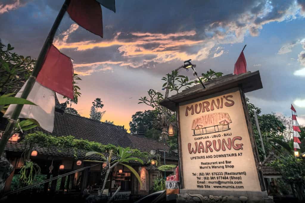 Murni's Warung Sign