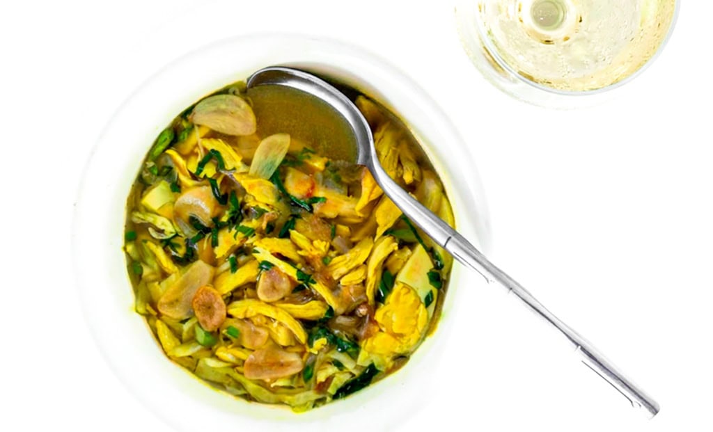 Soto Ayam – Chicken-soup Indonesian style.