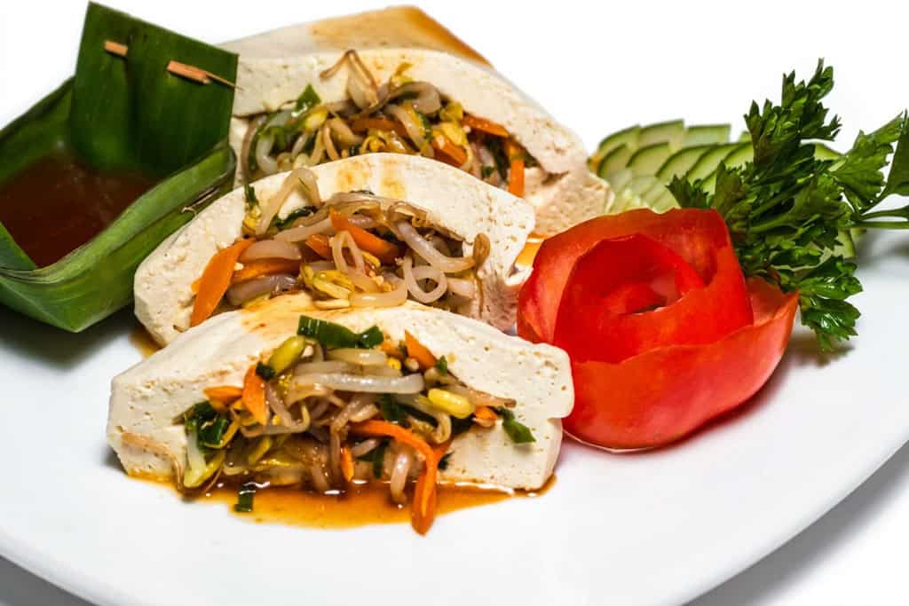 Murni's Warung Stuffed Tofu