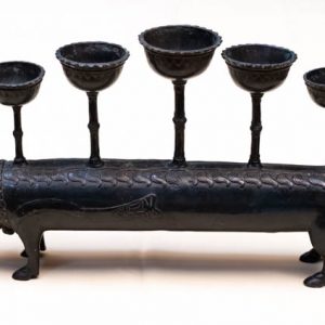 Pig Oil Lamp or Candlestick