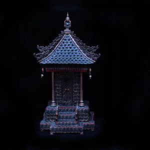 Antique Coin Statue Shrine