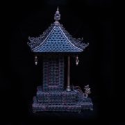 Antique Coin Statue Shrine