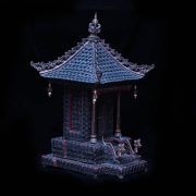 Antique Coin Statue Shrine