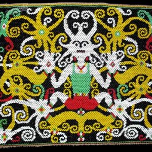Antique Kalimantan Baby Carrier Beadwork 1