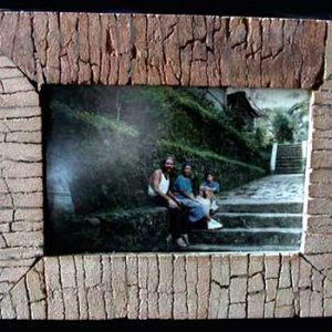 Coconut Shell Photo and Picture Frame