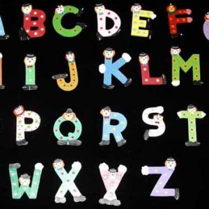Wooden Alphabet