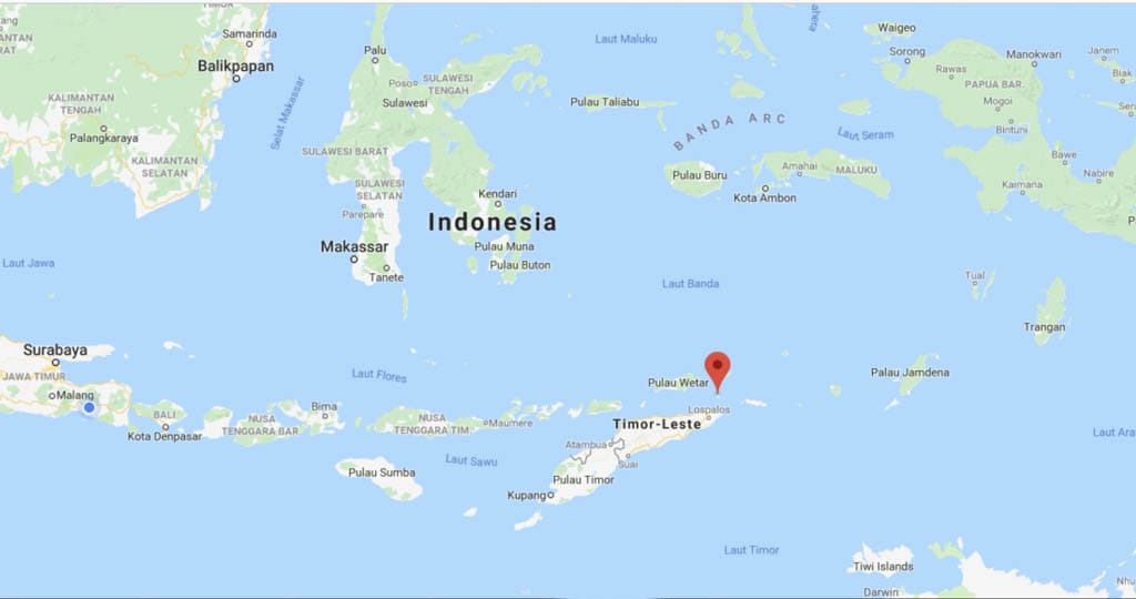 Map of Kisar