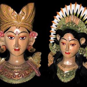 Masks of Janger Dancers