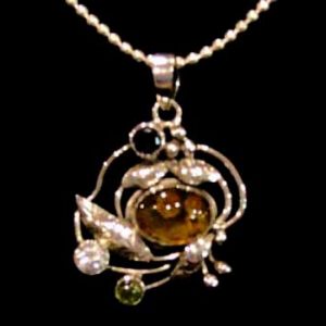 Amber, Amethyst, Zircon and Turmalin