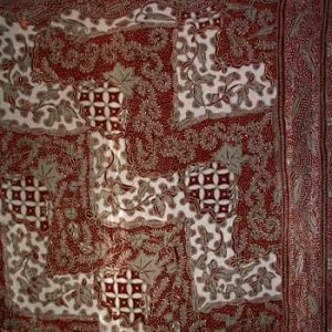 Hand-Drawn Batik Silk Sarong 4