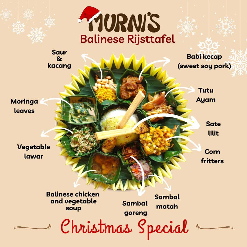 Murni's Warung Christmas Rijstafel Carnivore 2024