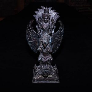 Wisnu sitting on Garuda