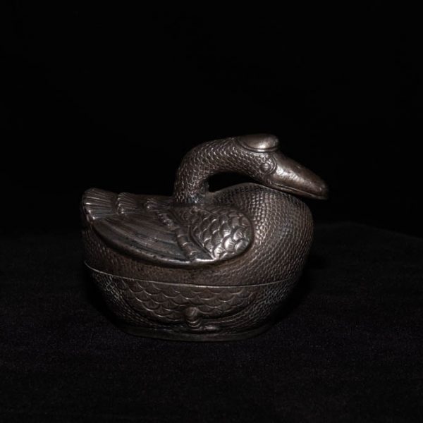 Antique Cambodian Betel Box – Swan Antique Cambodian Betel Box - Swan 1