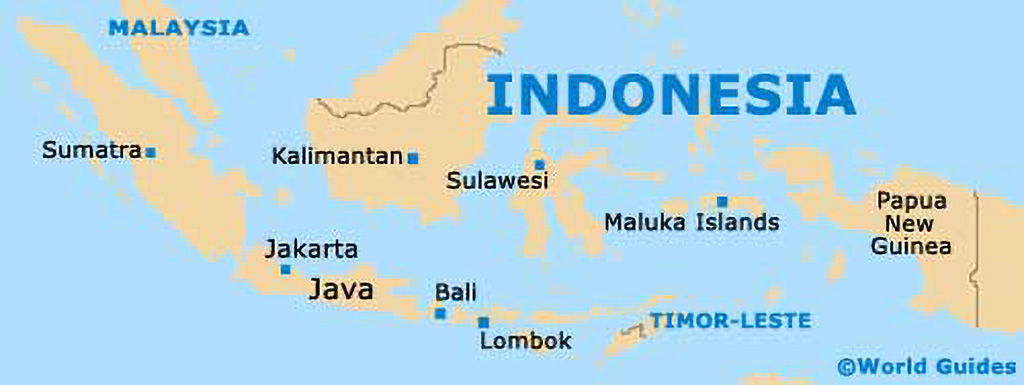 Map of Kalimantan