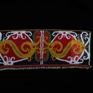 Antique Kalimantan Baby Carrier Beadwork 3