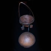 Antique Covered Sumatran Basket Antique Covered Sumatran Basket