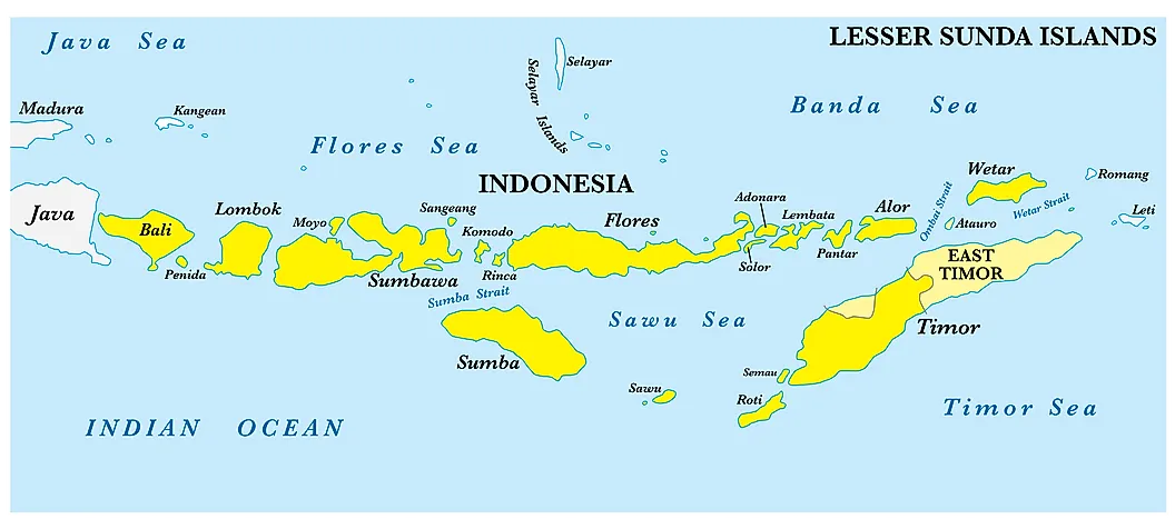 Map of Timor
