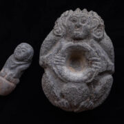 Antique Javanese Mortar and Pestle 1 Antique Javanese Mortar and Pestle 1