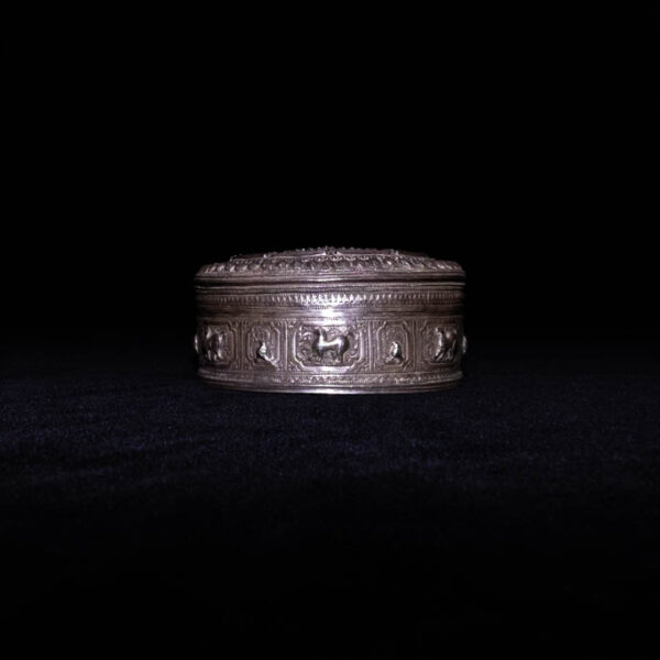 Antique Shan State Half Moon Lime Box 1