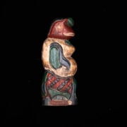 Antique Balinese Cock Fighting Spur Container 1