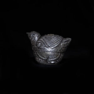 Antique Cambodian Lime Container - Hen 2