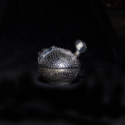 Antique Cambodian Lime Container 1 – Puffer Fish Antique Cambodian Lime Container 1 – Puffer Fish