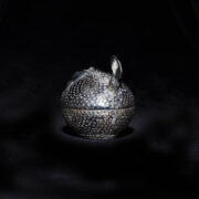 Antique Cambodian Lime Container 1 – Puffer Fish Antique Cambodian Lime Container 1 – Puffer Fish