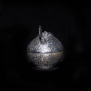 Antique Cambodian Lime Container 1 – Puffer Fish-4 Antique Cambodian Lime Container 1 – Puffer Fish-4