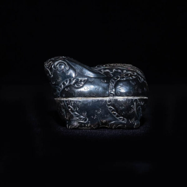 Antique Cambodian Lime Container 1 – Rabbit Antique Cambodian Lime Container 1 - Rabbit