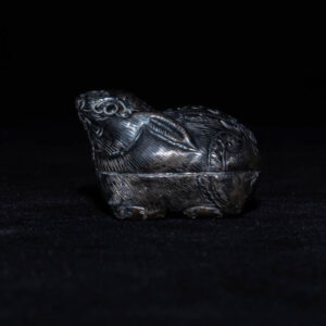 Antique Cambodian Lime Container 2 - Rabbit