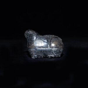 Antique Cambodian Lime Container 3 - Rabbit