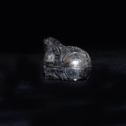 Antique Cambodian Lime Container 3 – Rabbit Antique Cambodian Lime Container 3 – Rabbit