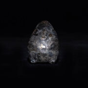 Antique Cambodian Lime Container 3 – Rabbit Antique Cambodian Lime Container 3 – Rabbit
