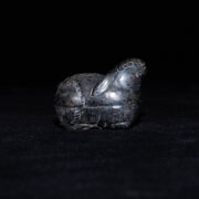Antique Cambodian Lime Container 3 – Rabbit Antique Cambodian Lime Container 3 – Rabbit