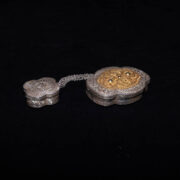 Antique Sumatran Tobacco Box and Small Lime Container 2