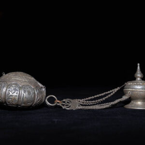 Antique Sumatran Tobacco Box and Small Lime Container 5