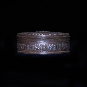 Antique Shan State Half Moon Lime Box 6