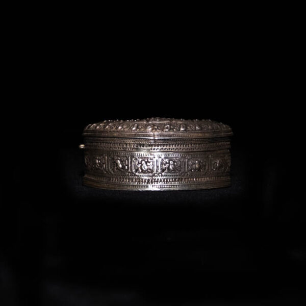 Antique Shan State Half Moon Lime Box 2 Antique Shan State Half Moon Lime Box 2
