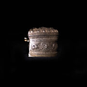 Antique Shan State Half Moon Lime Box 2 Antique Shan State Half Moon Lime Box 2