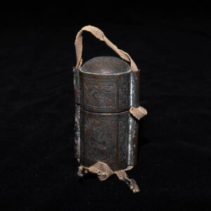 Antique Burmese Lime Container 18