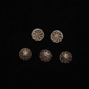 Antique Chinese Silver Buttons 2