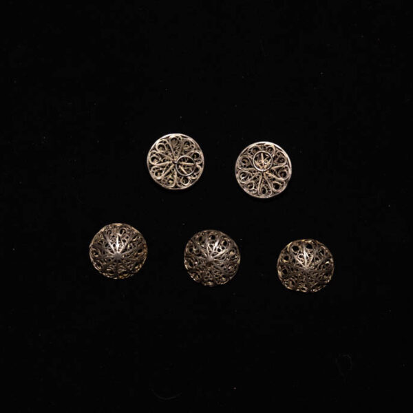 Antique Chinese Silver Buttons 2