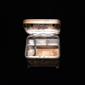 Antique Burmese Brass Betel Box