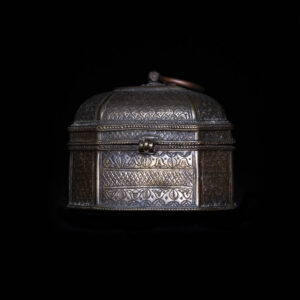 Antique Burmese Bronze Box 1