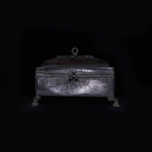 Antique Burmese Bronze Box 2