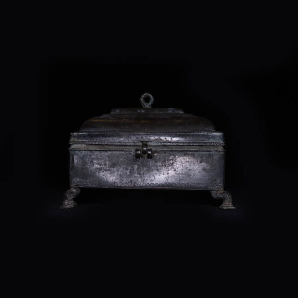 Antique Burmese Bronze Box 2