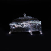 Antique Burmese Bronze Box 2